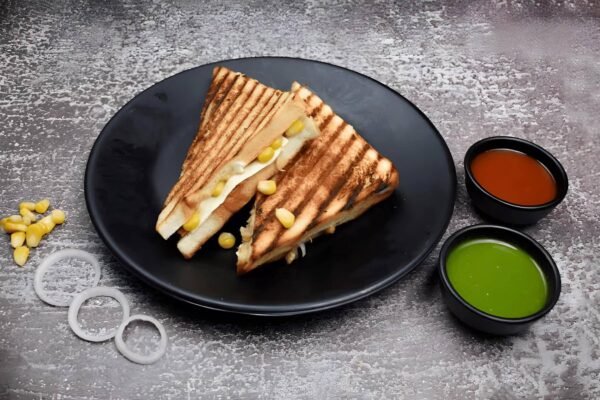Sweet Corn Cheese Sandwich