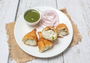 Dahi ke Sholey with Paneer filling