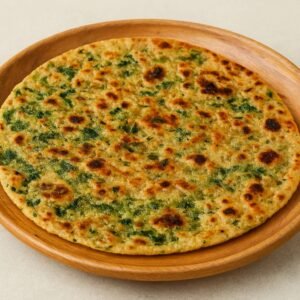 Green Bathua Onion Paratha