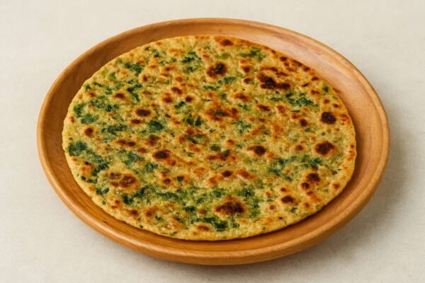 Green Bathua Onion Paratha