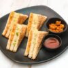 Paneer Stuffed Sandwich