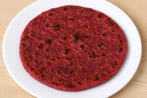 Pink Beetroot Onion Paratha