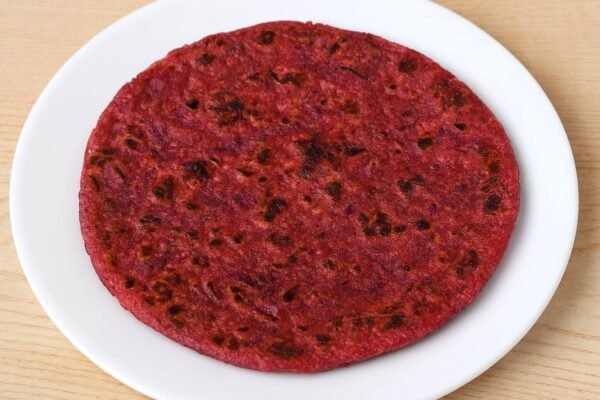 Pink Beetroot Onion Paratha