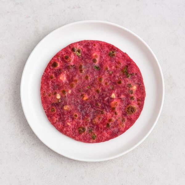 Pink Beetroot Paneer Paratha