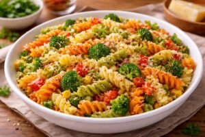 Tricolour Suji Pasta