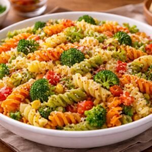 Tricolour Suji Pasta