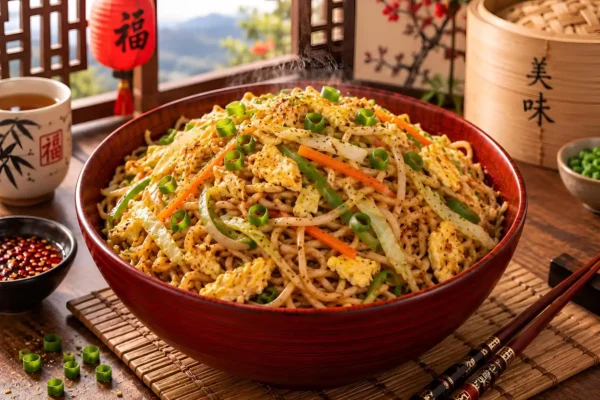 Egg Hakka Noodles