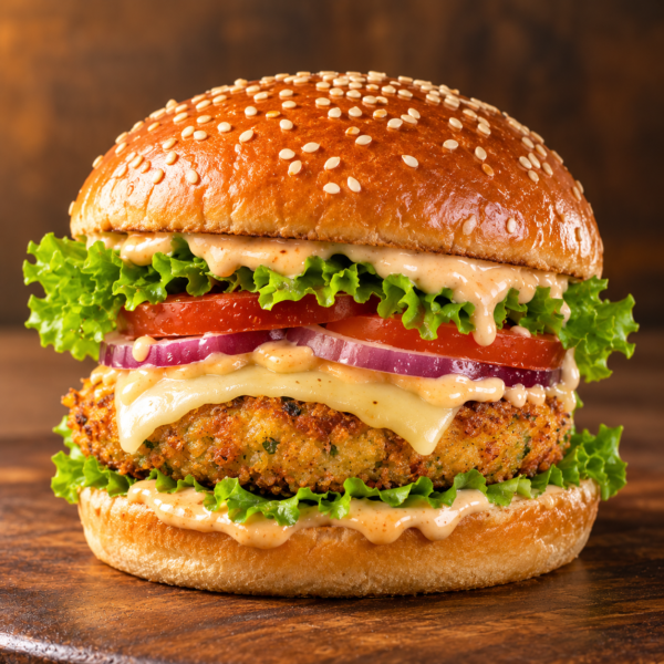 Veg Loaded Aloo Patty Burger