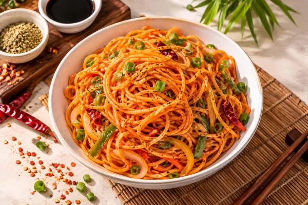 Veg Chilli Garlic Noodles